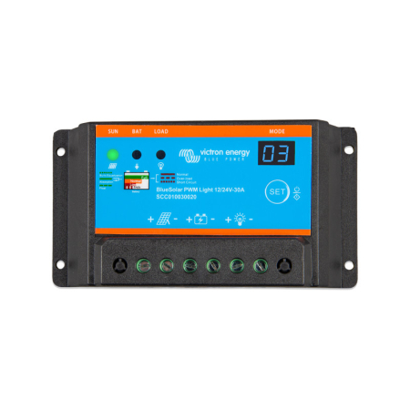 Regulator de incarcare solar PWM Light 12 24V 30A [0]