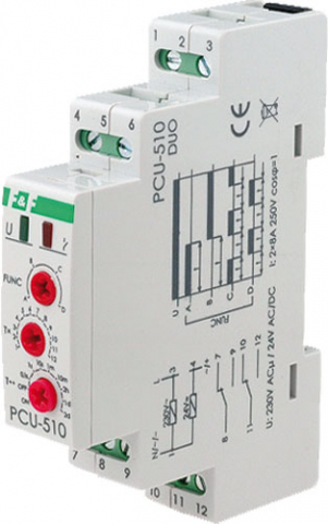 Relee - Releu de timp analogic PCU-511DUO