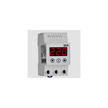 Protectie - Releu monofazat de protectie tensiune 20A pentru sina DIN