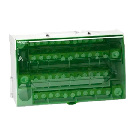 Protectie - Repartitor etajat tetrapolar 160A cu 48 gauri pentru montaj pe sina DIN