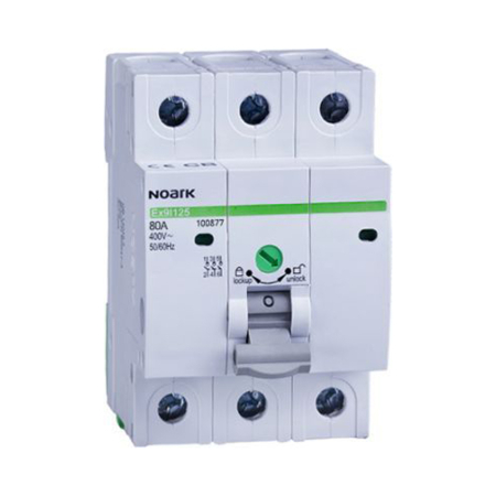 Separator sarcina - Separator de sarcina modular trifazat 80 A pentru tablou electric