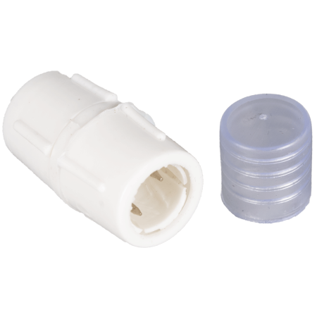 Iluminat festiv - Set accesorii pentru tub luminos cu mufa de imbinare si capac terminal