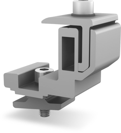 Structura - Set clema terminala S Dome FlexClamp Small pentru modul fotovoltaic