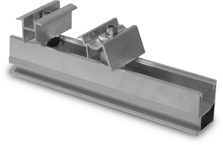 Structura - Set demonstrativ K2 SingleRail 36 cu sina si cleme de fixare