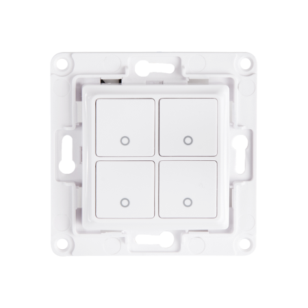 Smart SHELLY - Shelly Wall Switch cu 4 butoane alb