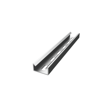 Trasee electrice - Șină C 21x41mm – Profil Metalic Zincat pentru Prinderea și Susținerea Jgheaburilor Port-Cablu | Structură de Montaj Profesională