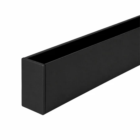 Sina magnetica - Sina magnetica aparenta neagra de 2 m pentru iluminat modular pe sina