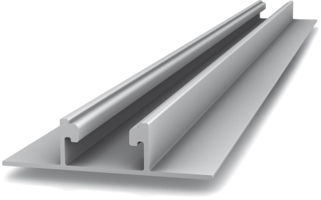 Structura - Sina de montaj FlatRail 22 5,50 m din aluminiu