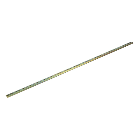 Trasee electrice - Sina omega zincata perforata 35x7.5x1 mm pentru montaj in tablou electric