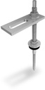 Structura - SolidRail HangerBolt M12x300 cu placa adaptoare si garnitura EPDM