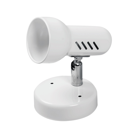 Spot aplicat alb din metal cu un soclu E14 pentru iluminat interior [1]