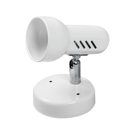 Spoturi - Spot aplicat Rodin alb din metal cu o dulie E27 pentru iluminat interior