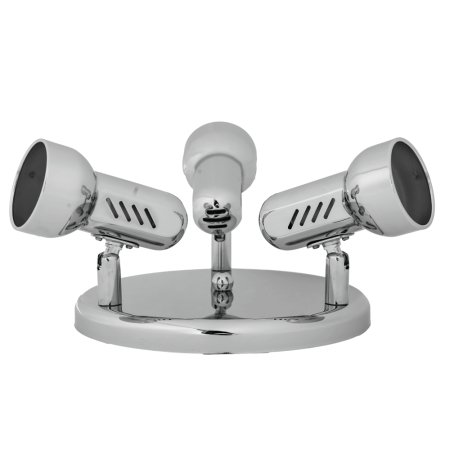 Spoturi LED - Spot bara decorativ crom cu trei dulii E14