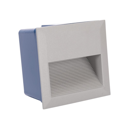 Corpuri iluminat exterior - Spot incastrat LED gri pentru exterior cu lumina rece 6400K si protectie IP65