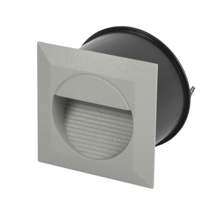 Corpuri iluminat exterior - Spot incastrat LED gri pentru exterior cu lumina rece 6400K si protectie IP65