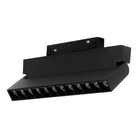 Spoturi - Spot LED negru tip fagure reglabil de 12W pentru sina magnetica, lumina neutra 4000K