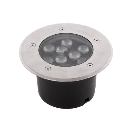 Surse de iluminat - Spot LED pietonal RGB 9W IP65 cu telecomanda pentru pardoseala si pavaj