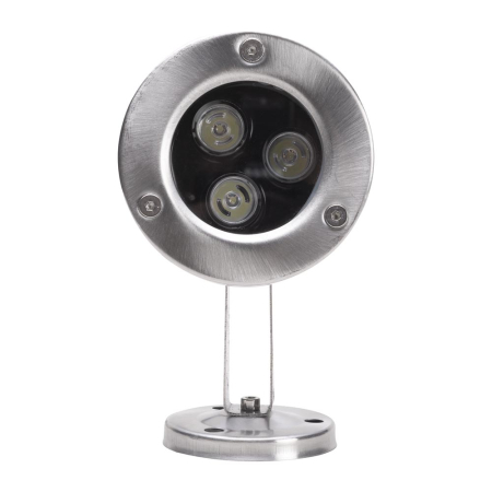 Corpuri iluminat exterior - Spot LED din otel inoxidabil pentru piscina 3W 6400K IP68