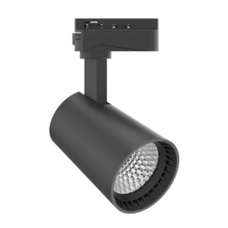 Spot LED conic negru pentru sina clasica 20W 3000K IP20 [1]