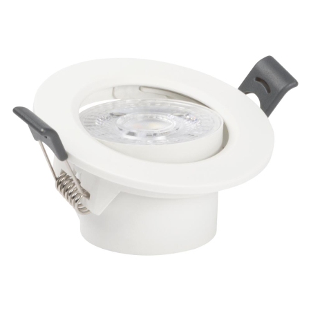 Aparataj - Spot LED smart incastrat alb cu Wi-Fi, lumina RGB+CCT si flux luminos de 345 lm