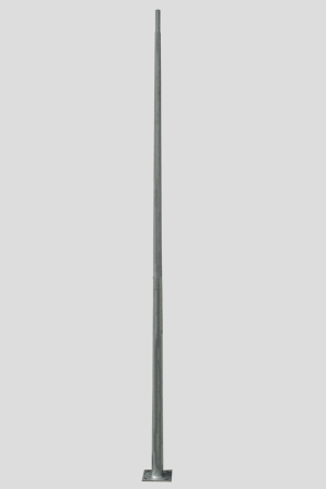 Surse de iluminat - Stalp conic rotund cu flansa pentru iluminat exterior cu inaltime de 12 m