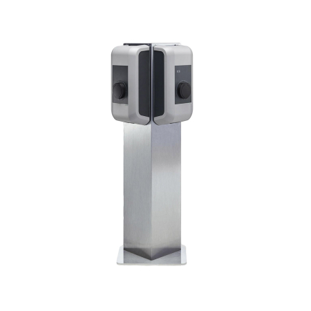 Accesorii statii de reincarcare - Stalp KEBA triunghiular pentru doua statii de incarcare P30