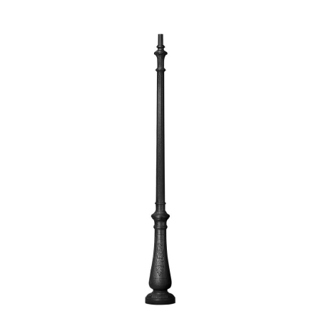 Surse de iluminat - Stalp pietonal clasic negru Nebo de 2500 mm pentru iluminat exterior