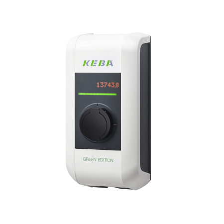 Statii de reincarcare KEBA - Statie de incarcare KEBA KeContact P30 c-series Green Edition M&E - 22 kW, priza Type 2, RFID, LAN