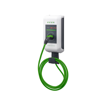 Statii de reincarcare KEBA - Statie de incarcare KEBA KeContact P30 Company Car Edition - 11 kW, cablu 6 m, LAN, WLAN, contor M&E
