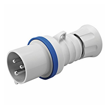 Conectica - Stecher 2P+E 16A IP44 250V – Conector Schuko Industrial, Protecție Umezeală & Prafului