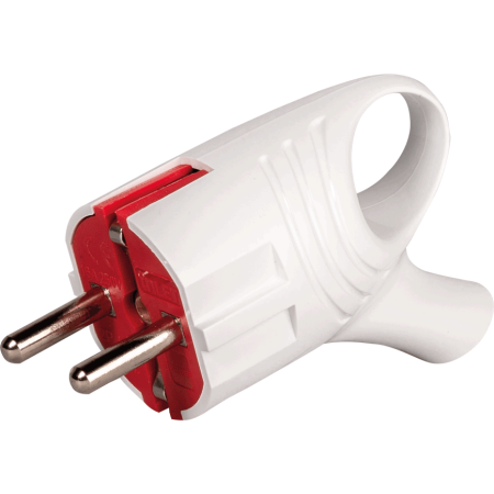 Stecher electric alb cu inel de extragere 16A [0]