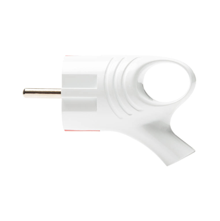 Fise si cuple - Stecher Schuko alb cu inel de extractie 16A 230V IP20