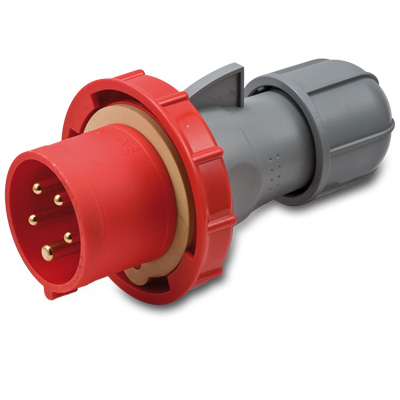 Fise si cuple - Stecher trifazic 3P+N+T 16A IP67 pentru alimentare la 380V
