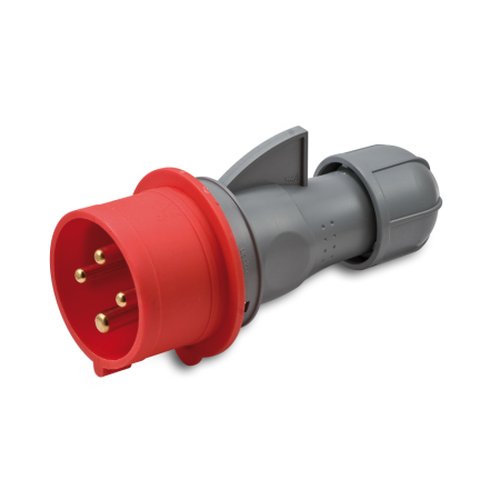 Fise si cuple - Stecher trifazic 3P+T 32A IP44 380V pentru conexiuni electrice