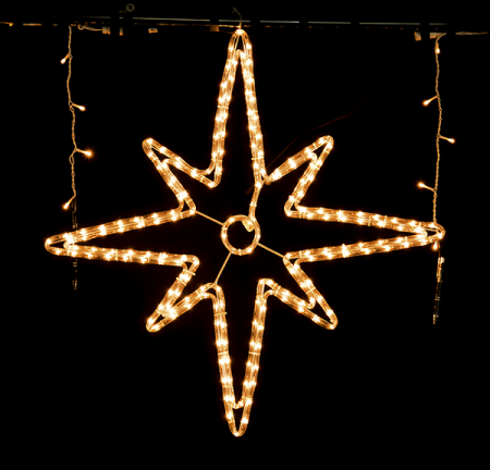 Surse de iluminat - Steluta luminoasa LED cu 189 LED uri 12W 80 cm lumina calda 2700K