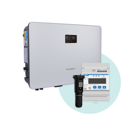 Sungrow - Sungrow SH6.0RS V13 – invertor hibrid monofazat 6 kW cu backup si baterii HV
