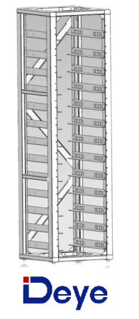 Suport baterii DEYE BOS-GM5.1 HV BOS-G 13 rafturi | Rack stocare energie | Energodepot [1]