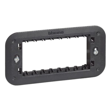 Modular - Suport de montaj incastrat pentru aparataj modular cu 4 module Living Now