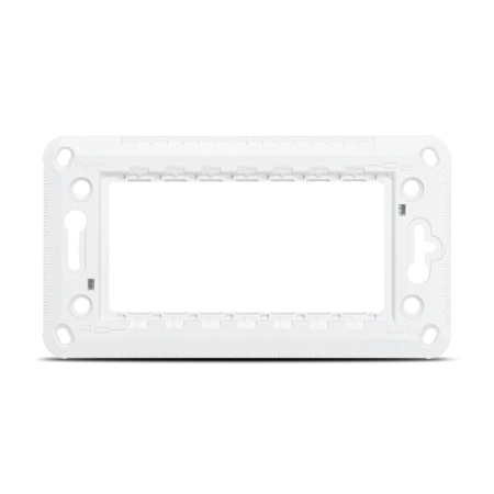 Modular - Suport de montaj rectangular pentru aparataj standard italian cu 4 module