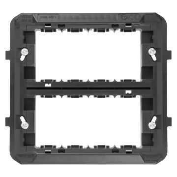 Modular - Suport de montaj pentru 8 module in configuratie 4 plus 4 suprapusa