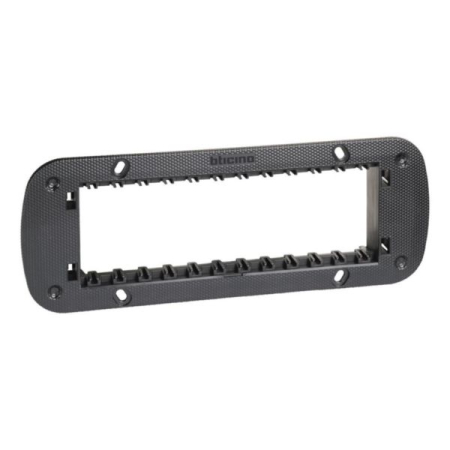 Suport de montare incastrat pentru 6 module Living Now cu valva de protectie [0]