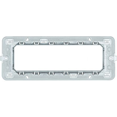 Suport de montare termoplastic pentru 6 module de aparataj standard italian [0]