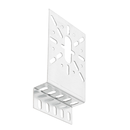 Trasee electrice - Suport din otel galvanizat pentru montare doza pe jgheab metalic perforat