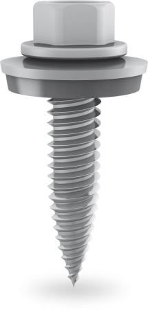 Structura - Surub autofiletant 6x38 mm cu saiba de etansare