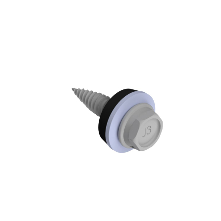 Structura acoperis plat - Surub autoforant 4,8x19 SW8 cu saiba de etansare 2 mm, AeroFix G3 - set 100 buc