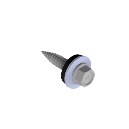 Structura acoperis tabla - Surub autoforant 5,5x25 SW8 cu saiba de etansare TopFix 200 - set 100 buc