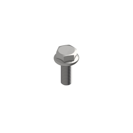 Structura - Surub hexagonal M8x20/20 A2 SW13 cu flansa si dinti de blocare, AeroFlat - set 100 buc