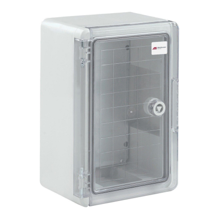 Tablou modular din ABS cu usa transparenta pentru 18 module si protectie IP65 [0]