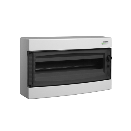 Trasee electrice - Tablou electric aparent din plastic IP40 cu 24 module si usa transparenta