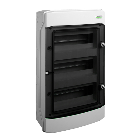 Trasee electrice - Tablou electric aparent IP65 din plastic cu 48 module si usa transparenta